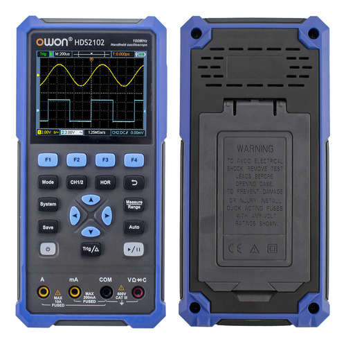 Osciloscopio 20000 100 Mhz True Rms 500 Msa/s Tipo C Owon Du