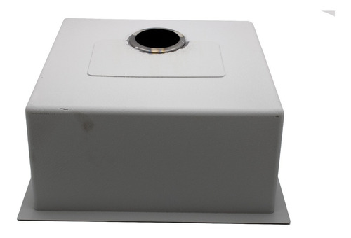 Imagen 2 de 6 de Tarja Submontar 50x45x23 Cm Inox304 Fabricado A Mano Negro