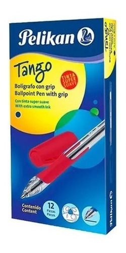 Bolígrafo Pelikan Tango Rojo X48 Unidades