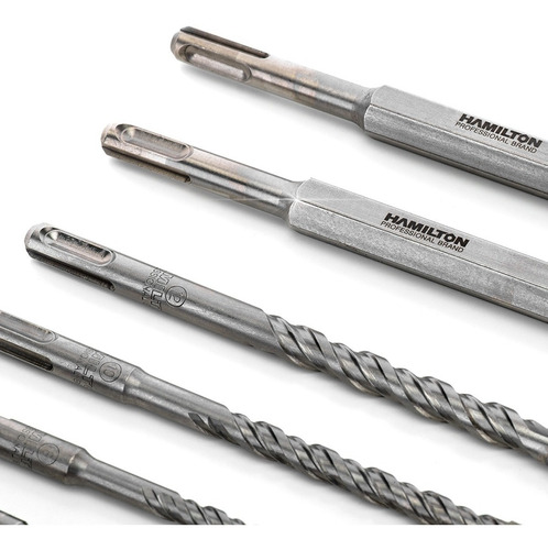 Imagen 4 de 7 de Set Mechas Punta Cincel Sds Plus 12 Piezas Hamilton Wj12p