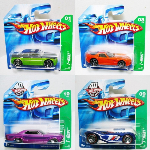 Hot Wheels Lote Com 4 Carros T-hunt Conforme Fotos Pedido 04