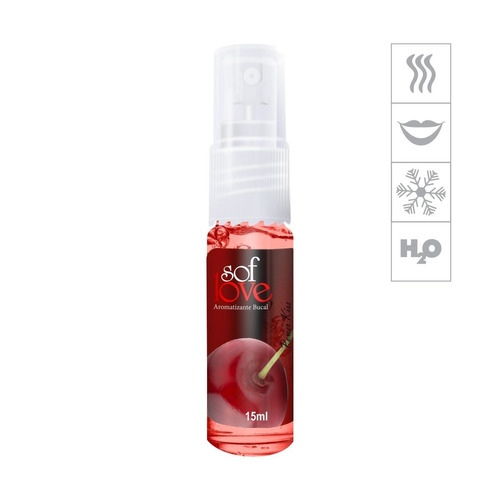 Aromatizante Bucal Power Kiss 15ml -  Cereja