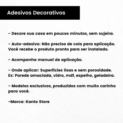 Adesivos Decoração Esotérica 120x86cm Frase Encanto Magia