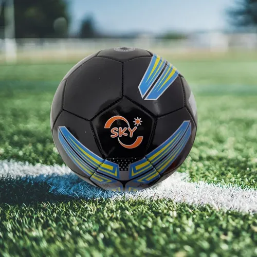 Balón De Fútbol Tamaño 4 Drfeify - Negro, PVC, Costuras Reforzadas
