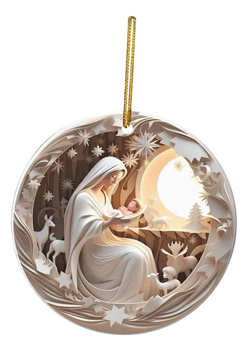2 Colgante De Ventana De Navidad, Adorno Colgante De Navidad