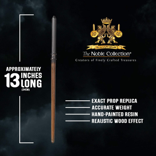 The Noble Collection Draco Malfoy's Varita Con Caja De Varita De Ollivander