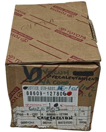 Vacum Control Vacio A/a Calefaccion Toyota Corolla Ae92/ae10