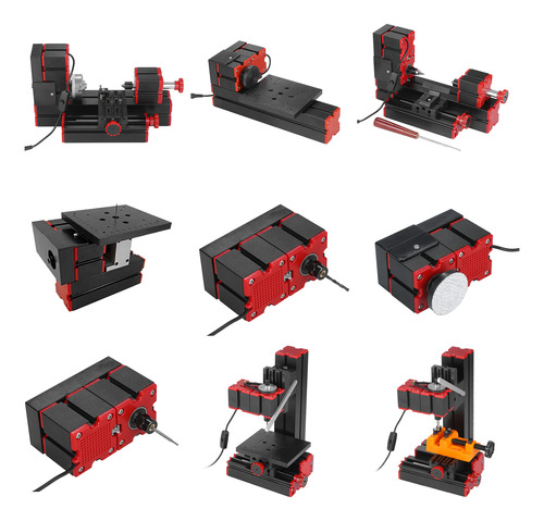 Máquina De Torno De 9 Tornos Para Bricolaje, Mini Kit De Ent