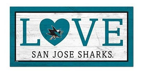 Fan Creations Nhl San Jose Sharks - Cartel De Amor Unisex De