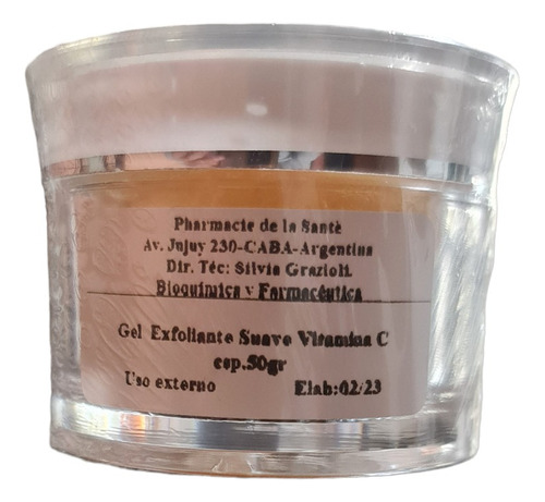 Gel Exfoliante Suave Vitamina C 50gr Pharmacie De La Sante