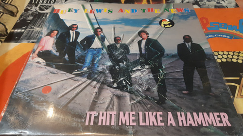 Huey Lewis And The News It Hit Me Like A Hammer Vinilo Maxi