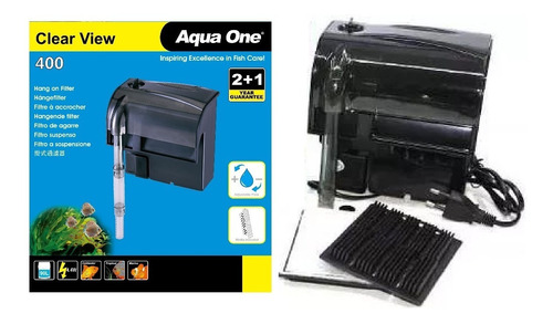 Filtro Externo Aqua One 400 - 450l/h - Até 90 Litros - 110v