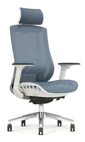 Silla Oficina - Modelo Gerencial Flex - Azul Iz