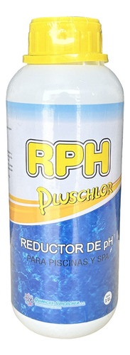 Reductor De  Ph Pluschlor 1 Litro Para Piscina