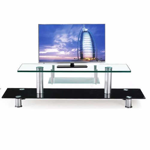 Mueble Rack Tv Lcd Plasma Moderno Vidrio | 1,80 X 50 Mt