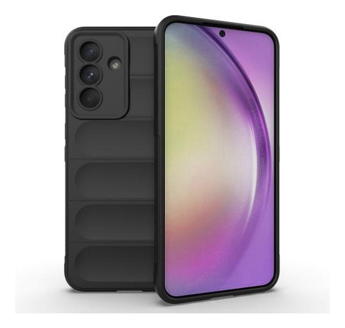Funda Puffer Inside Protec Camara Para Samsung A36 5g Negro Puffer Inside