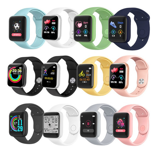 Cx 16pzs Smartwatches Y68 Bluetooth Inteligente Mayoreo