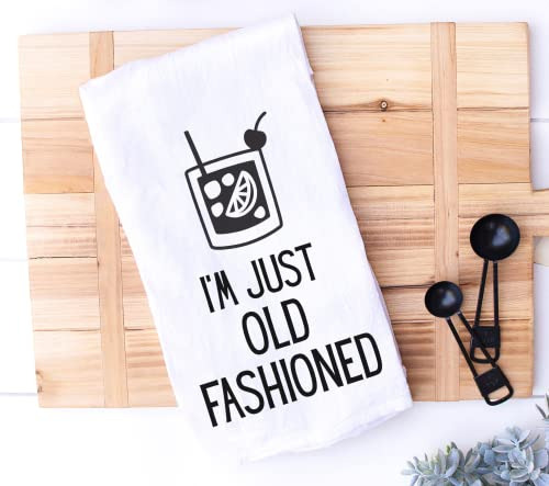 Toalla De Cocina Divertida Hecha A Mano I'm Just Old Fashi