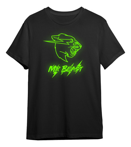 Camisetas Mr Beast Brilla En Oscuridad Personalizada 