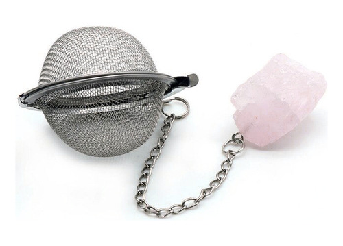 Infusor De Piedra Natural Cuarzo Rosa