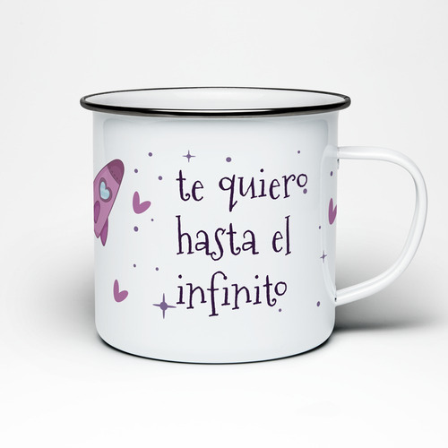 Imagen 2 de 3 de Taza Peltre Regalo De San Valentin Sv3