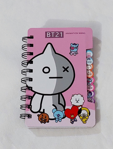 Set 3 Mini Libretas Bt21*bts Kpop Army Papelería Kawaii