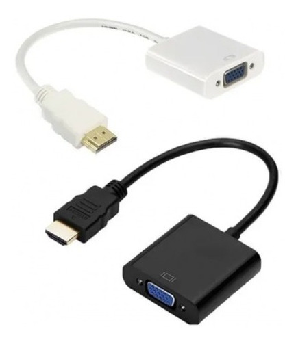 Adaptador Conversor Hdmi A Vga / Blanco