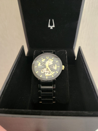 Reloj Bulova Automático Skeleton Caballero 98a203 (Usado)