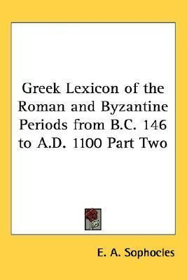Libro Greek Lexicon Of The Roman And Byzantine Periods Fr...