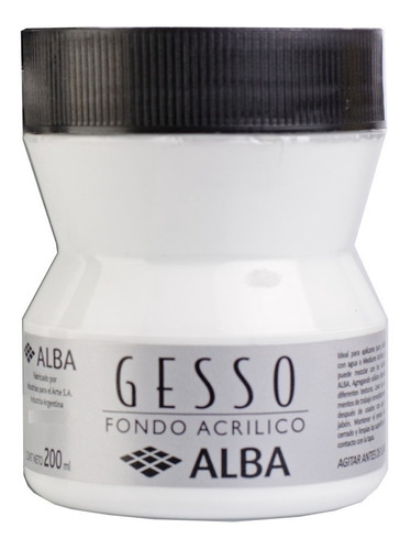 Gesso Fondo Acrilico Profesional Alba X200ml