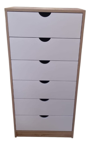 Cajonera De Melamina 6 Gavetas - Estilo Moderno Y Funcional Duna
