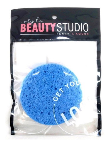 Imagen 6 de 10 de Set De 3 Unidades Esponjas Vegetales Para Maquillaje