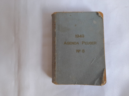 Antigua Libreta Agenda Peuser Nº 8, Año 1949