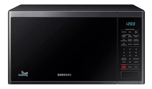 Horno Microondas Samsung Dorador 32 L - Negro Mg32j5133agap