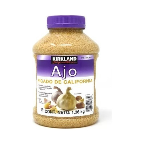 Ajo Picado De California Kosher 1.36 Kg Kirkland Signature