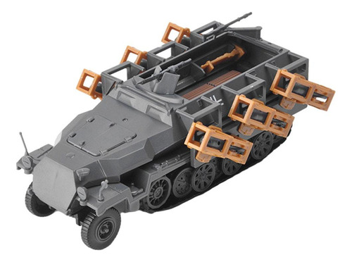 Lzl 1:72 Alemán Sdkfz 251 Kit De Modelo De Tanque 4d