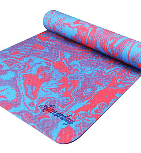 Antideslizante Yoga Mat Eco Friendly Tpe Colchoneta De Ejerc