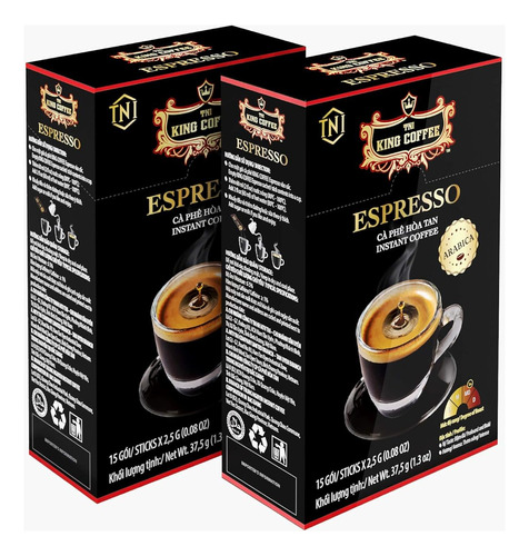 King Coffee Espresso Instant Coffee Café Vietnamita Arábica 