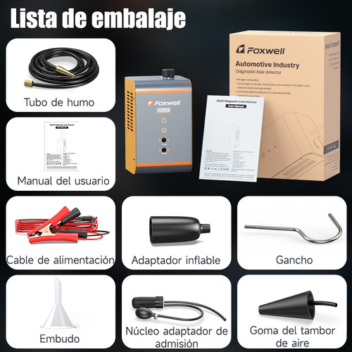 Detector De Vazamento Automotivo Foxwell Sd201