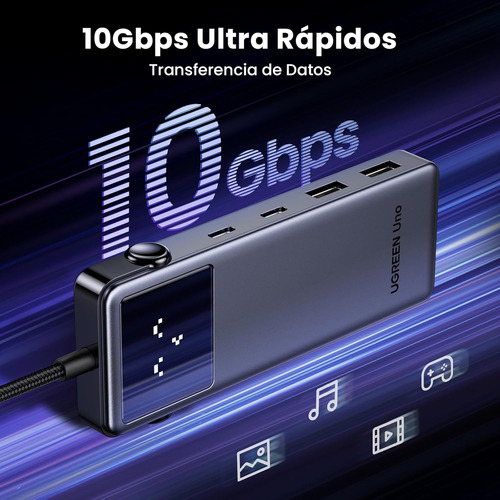 Ugreen Uno Robot 6 En 1 Usb C Hub 4k 60hz