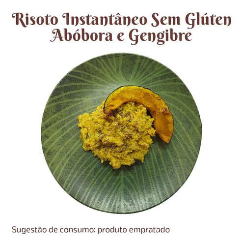 Imagem 3 de 8 de Risoto Instantâneo Sem Glúten Abóbora E Gengibre