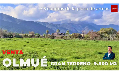 Terreno Plano 9.800 M2 A 3 Cuadras De Plaza De Armas Olmué.