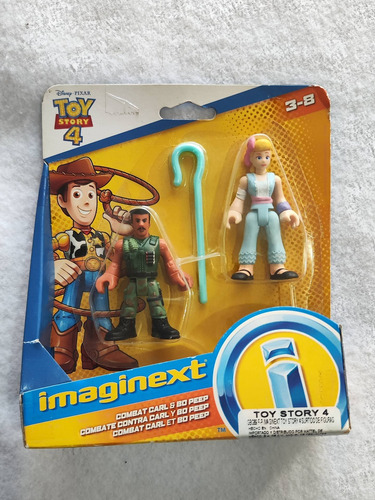 Combate Contra Carl Y Bo Peep Figuras Imaginext Toy Story