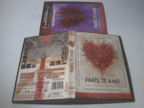 Paris Te Amo Pelicula Dvd Natalie Portman Con Funda (Usado)