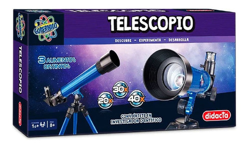 Telescopio De Juguete Simil Astronomico 40mm Incluye Tripode