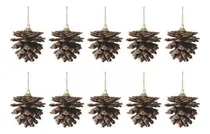Comprar 2 X 10x Colgante De Conos De Pino De Navidad Colgante Para