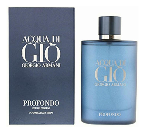 Giorgio Armani Acqua Di Gio Profondo 4.2 Oz Edp Spray Men,