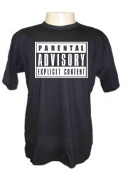 Camiseta Parental Advisory Divertida Panico Engraçada Camisa