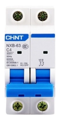 Breaker Termomagnetico Chint 2x4a Chint 10132