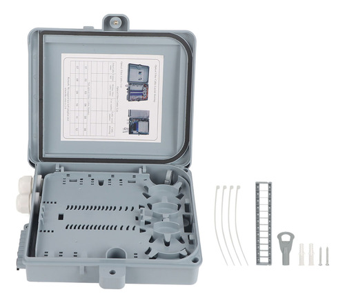 Bandeja De Empalme De Fibra Óptica, Terminal Óptico De 12 Pi